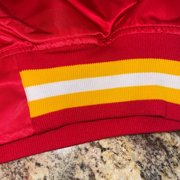 Vintage Mens Starter Houston Rockets Satin Jacket Size Medium- Red - Picture 9 of 15